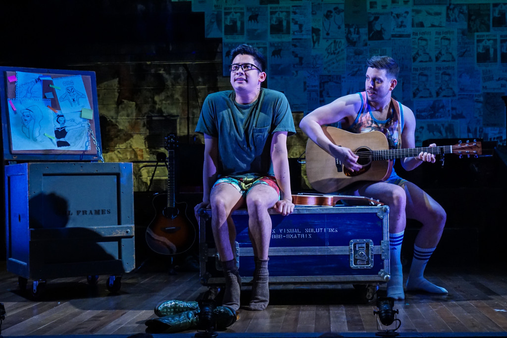 Seattle Repertory Theatre production of Lizard Boy by Justin Huertas. Alabastro Photography
