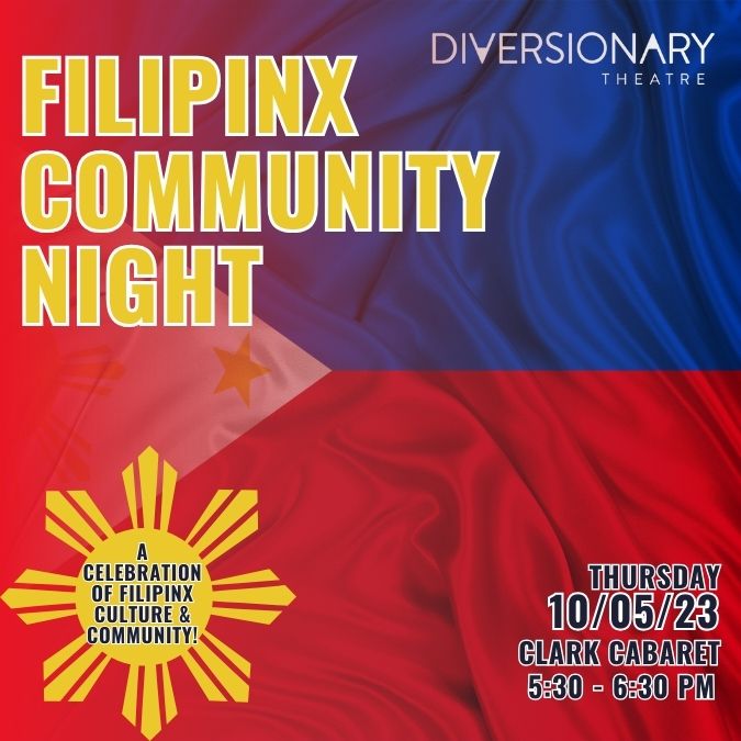 Filipinx Community Night, thursday 10/05/23, clark cabaret, 5:30-7pm, a celebration of Filipinx culture and community!